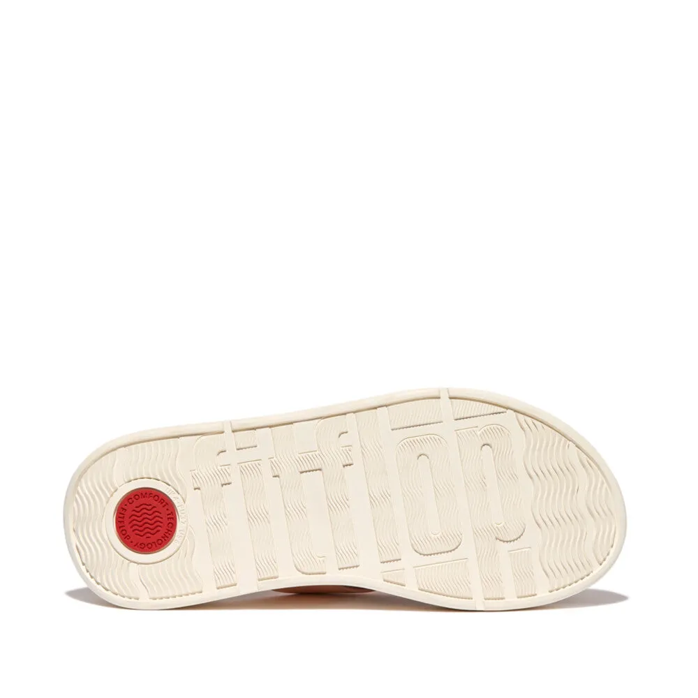รองเท้าแตะแบบหูหนีบ ผู้หญิง รุ่น F-MODE LEATHER FLATFORM TOE-POST SANDALS