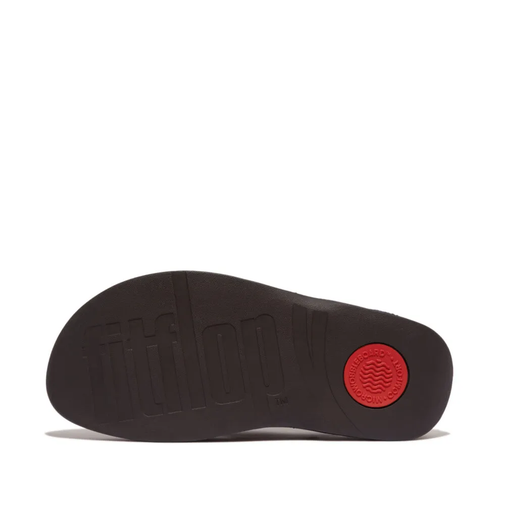 รองเท้าแตะแบบหูหนีบ ผู้ชาย รุ่น SURFER MEN'S WEBBING/LEATHER TOE-POST SANDALS