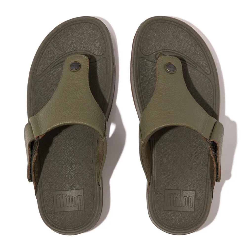 รองเท้าแตะแบบหูหนีบ ผู้ชาย รุ่น TRAKK II MENS LEATHER TOE-POST SANDALS