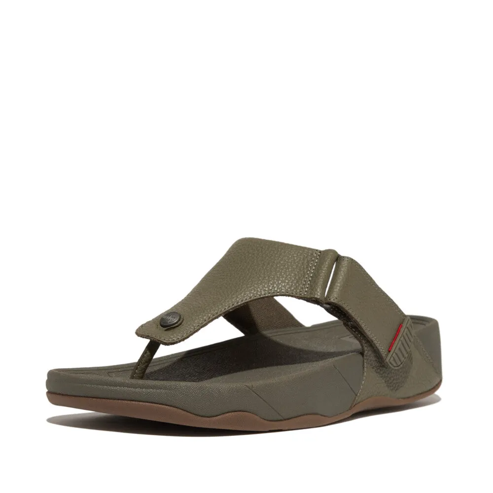 รองเท้าแตะแบบหูหนีบ ผู้ชาย รุ่น TRAKK II MENS LEATHER TOE-POST SANDALS