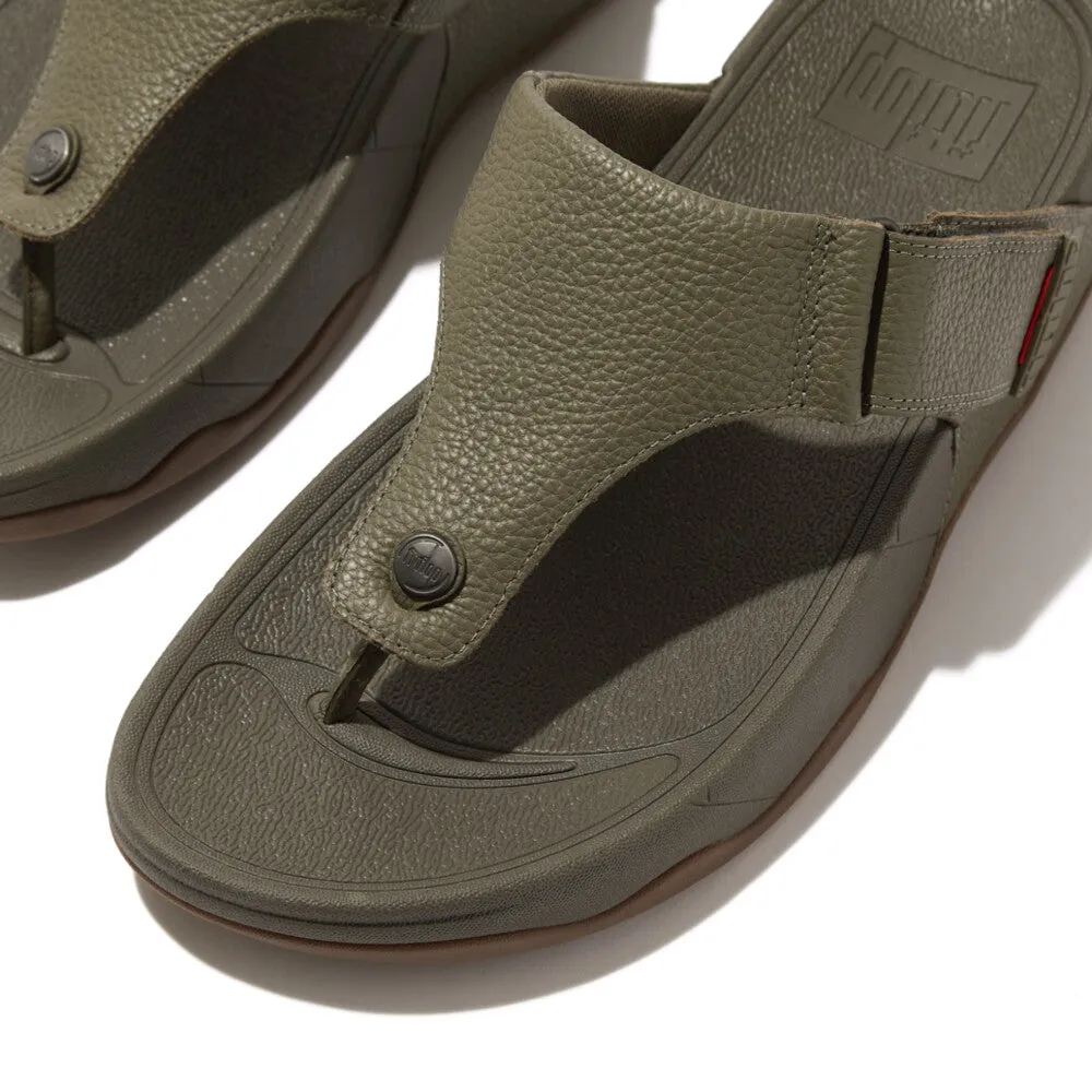 รองเท้าแตะแบบหูหนีบ ผู้ชาย รุ่น TRAKK II MENS LEATHER TOE-POST SANDALS