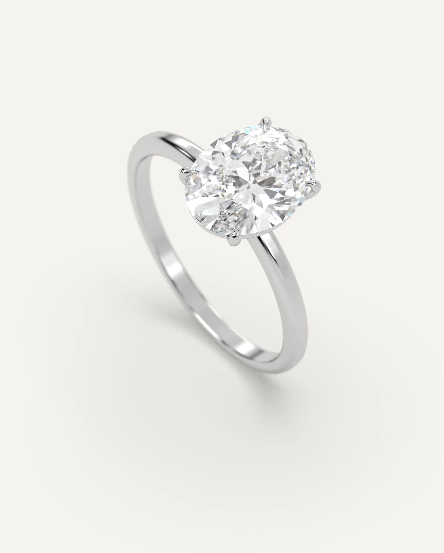 1 1/2 carat Oval Cut Diamond Ring