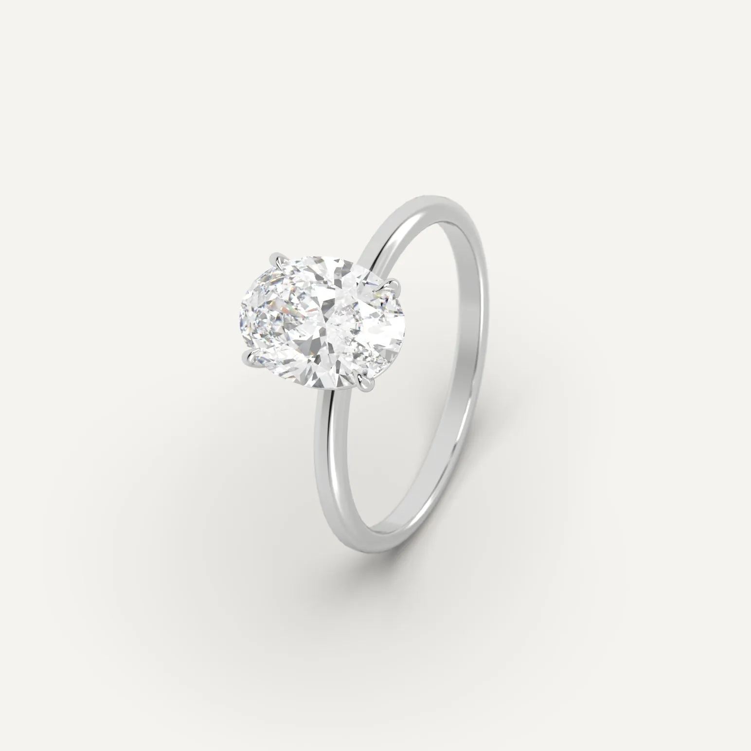 1 1/2 carat Oval Cut Diamond Ring