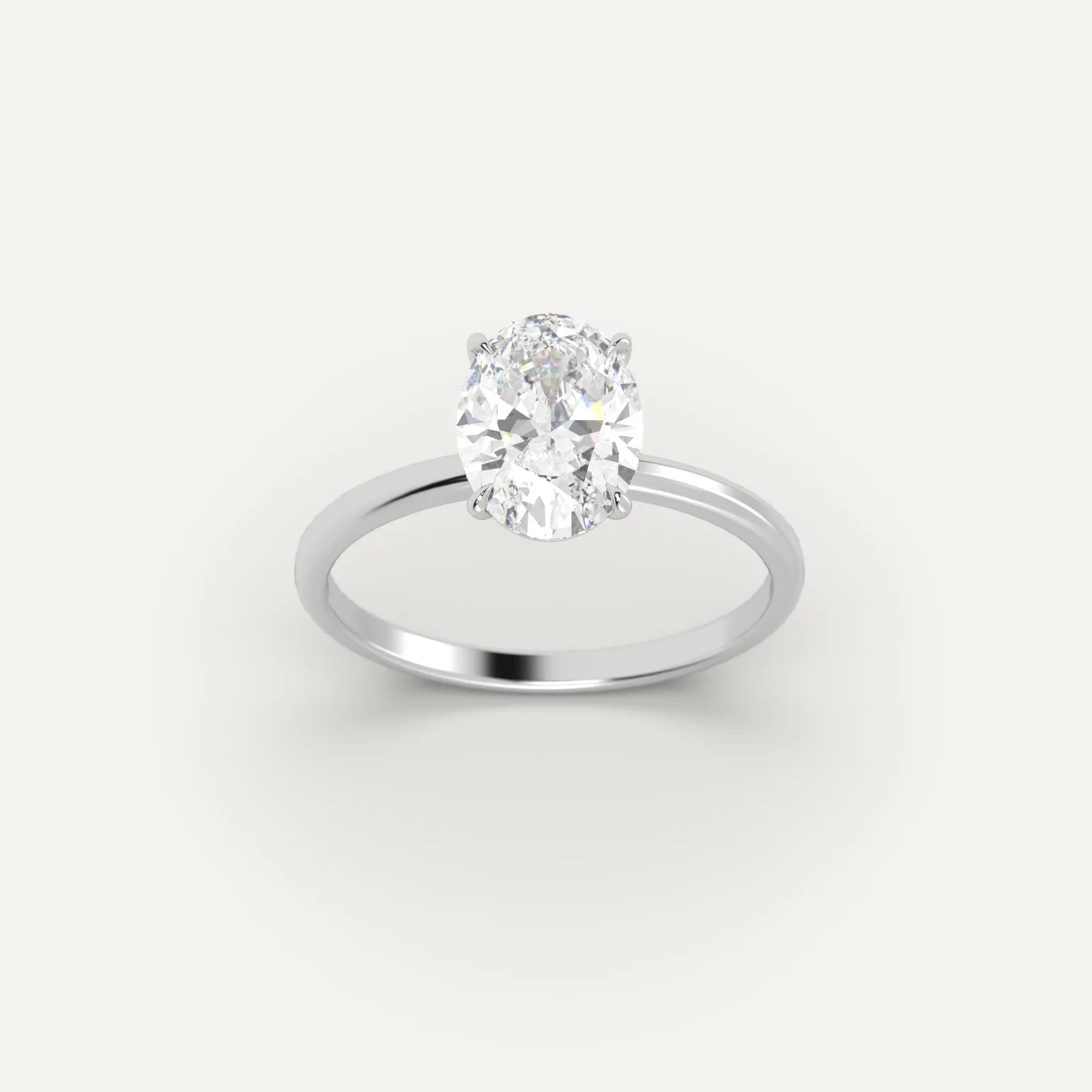 1 1/2 carat Oval Cut Diamond Ring