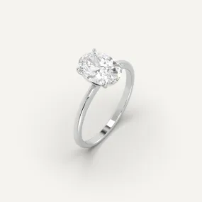 1 1/2 carat Oval Cut Diamond Ring