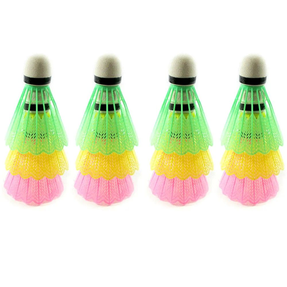 24PC Speed Training Sport Nylon Feather Shuttlecocks Birdies Badminton Ball Game