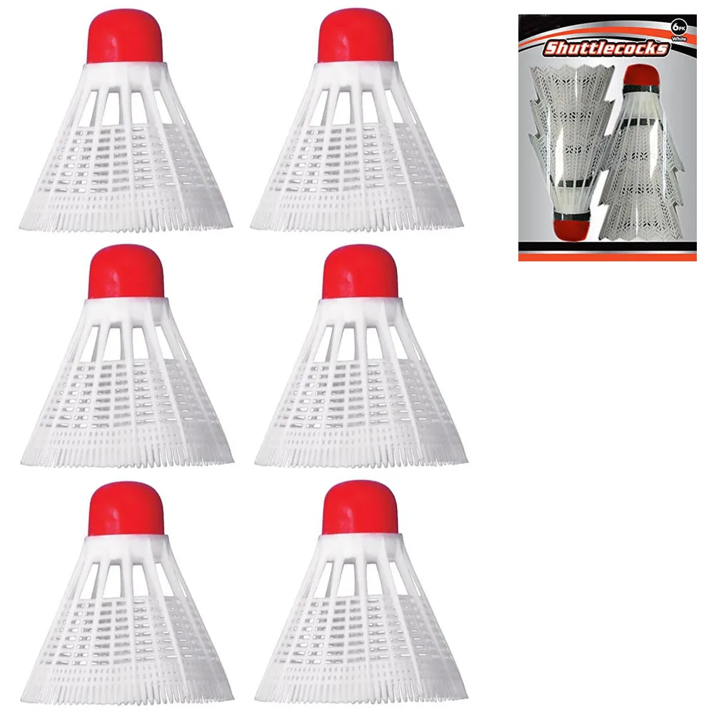 6X Training Exercise Nylon Badminton Shuttlecocks Ball Game Sports Birdies Colors