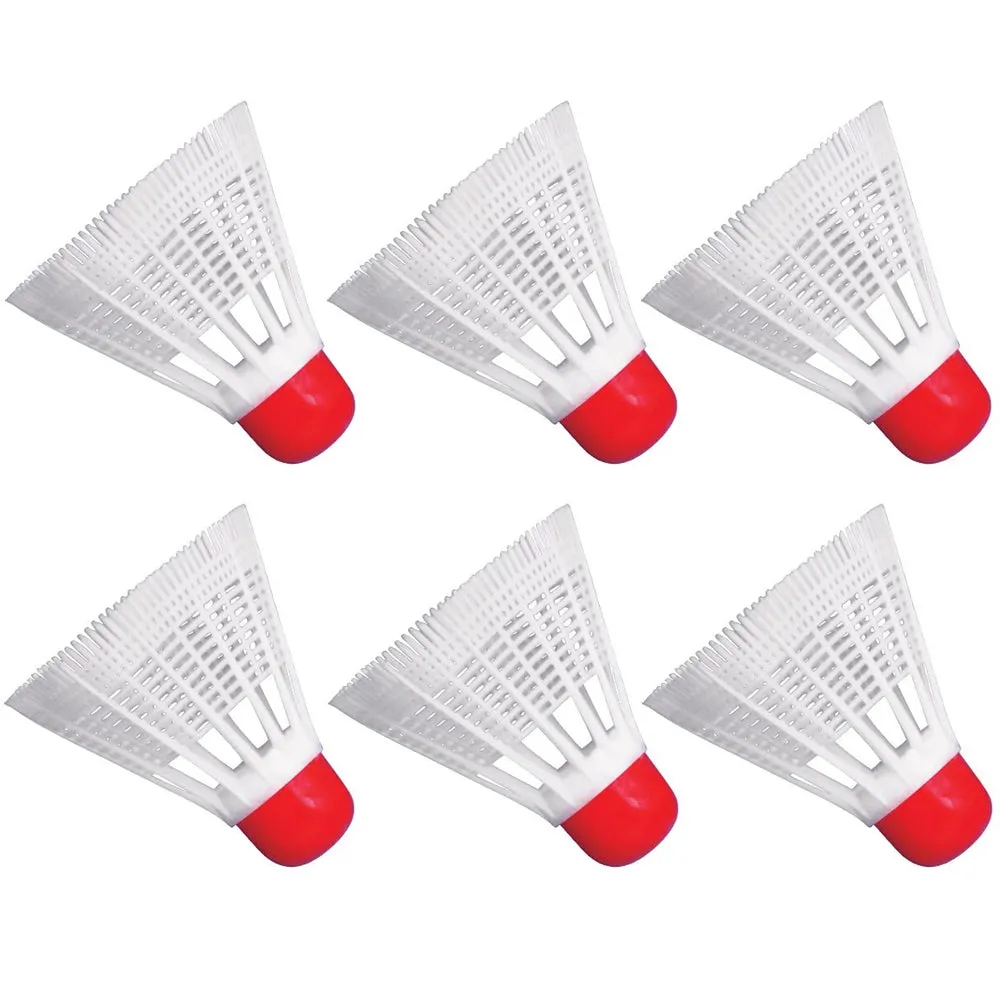 6X Training Exercise Nylon Badminton Shuttlecocks Ball Game Sports Birdies Colors