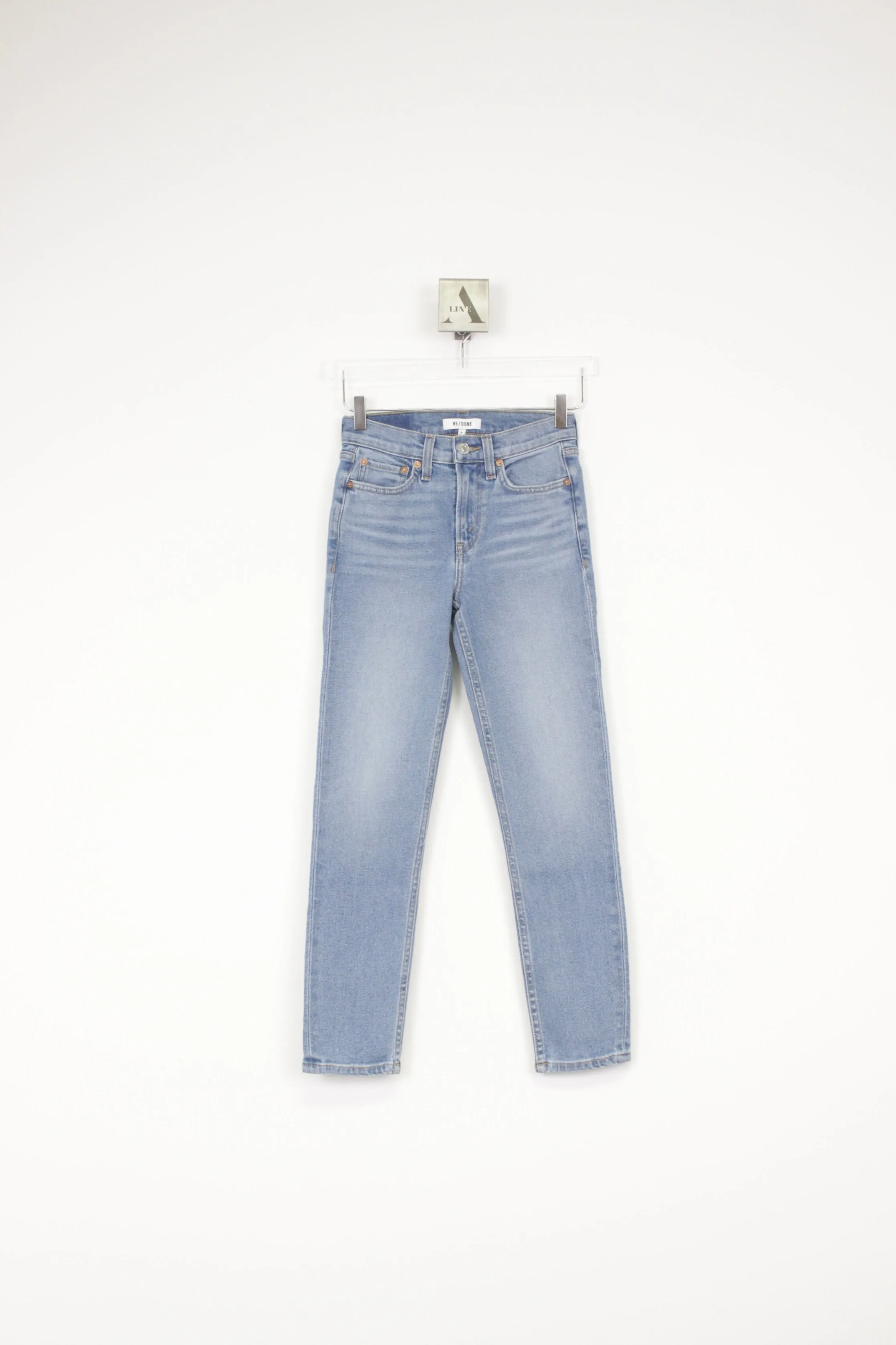 90S Mid Rise Ankle Crop