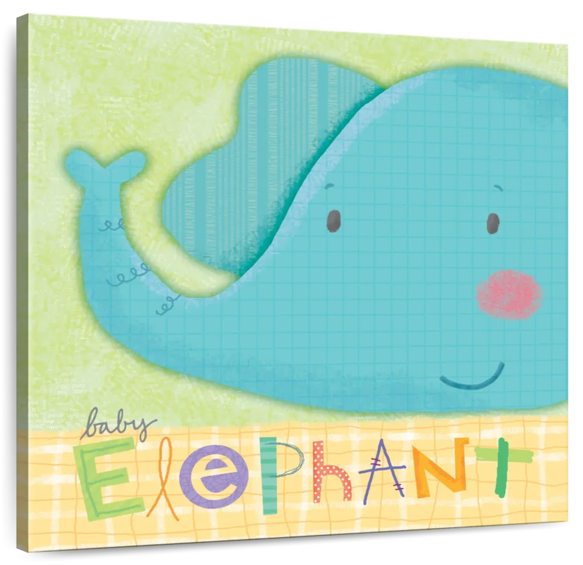 A Cute Baby Elephant Wall Art