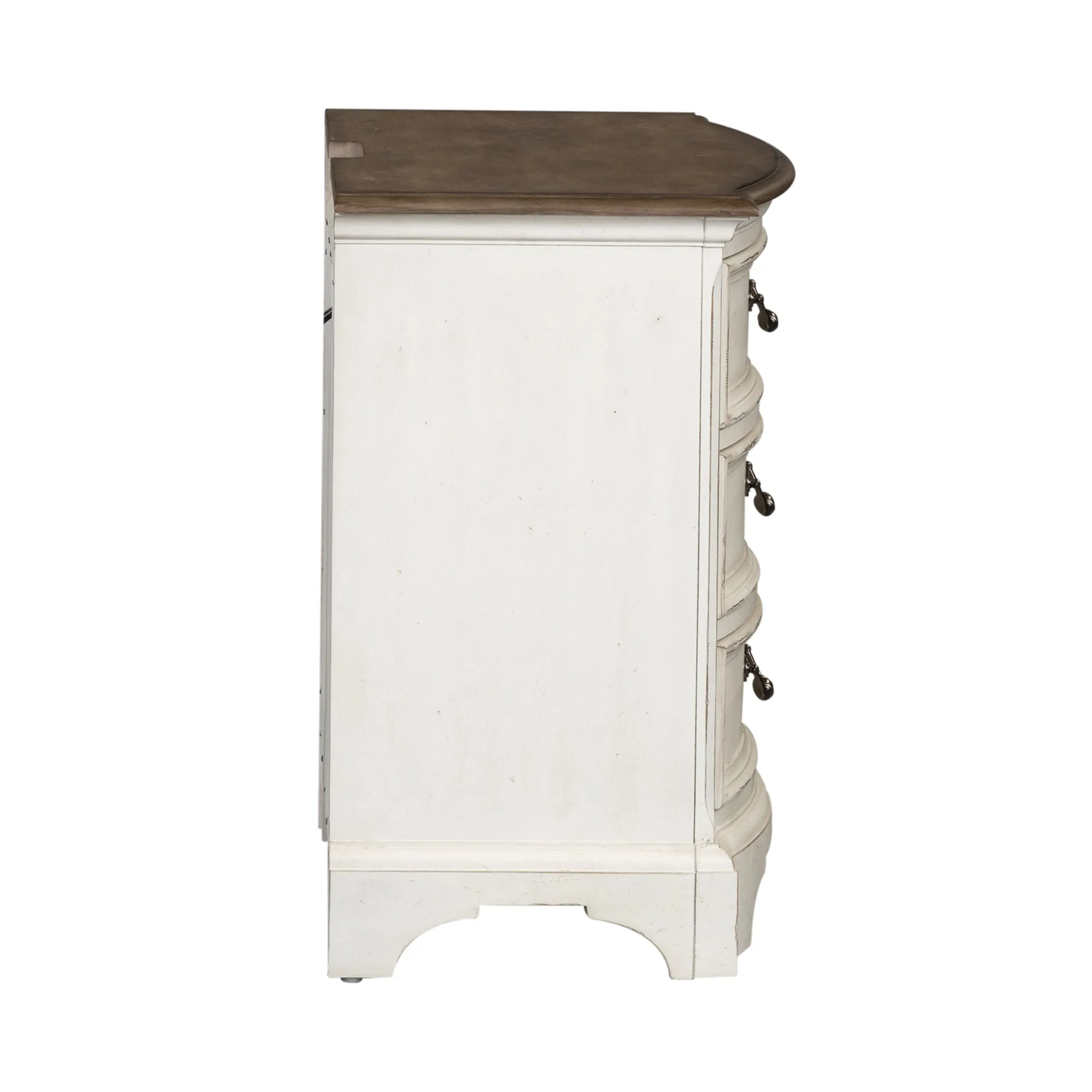 Abbey Road 455W-BR62 3 Drawer Night Stand