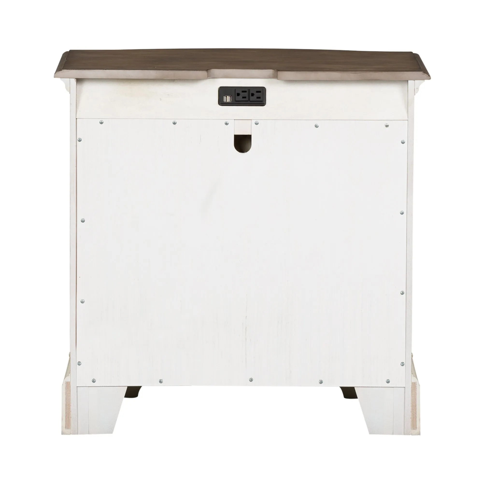 Abbey Road 455W-BR62 3 Drawer Night Stand