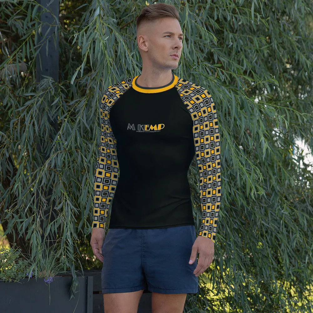 Abstraction of Kemp Men's Rash Guard