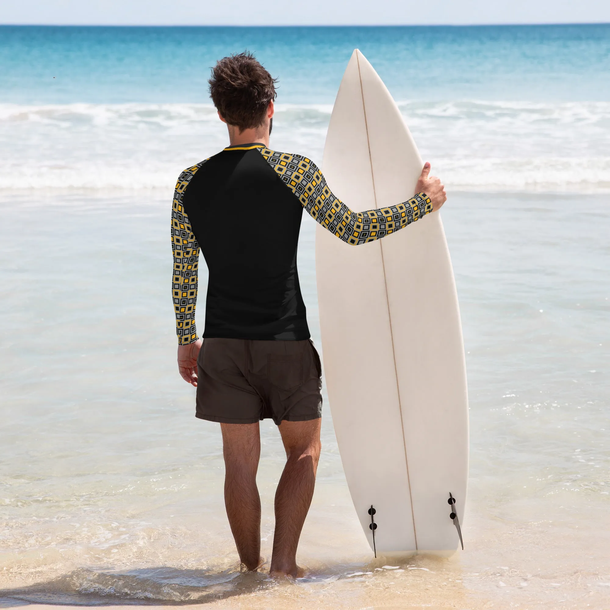 Abstraction of Kemp Men's Rash Guard