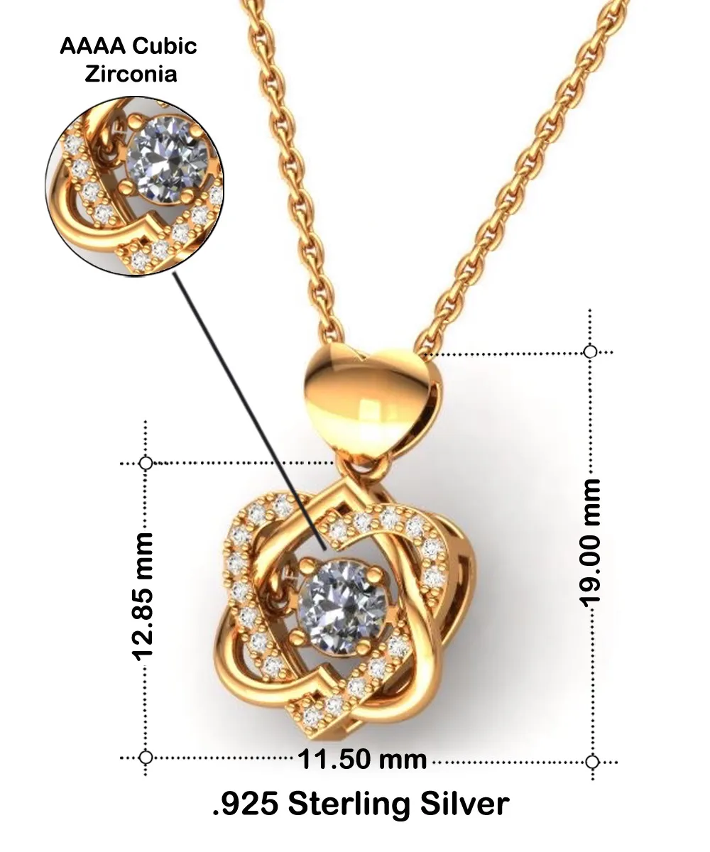 Agile Analyst Wife Heart Knot Gold Necklace No One Should Underestimate A Woman Who Is Also An Agile Analyst