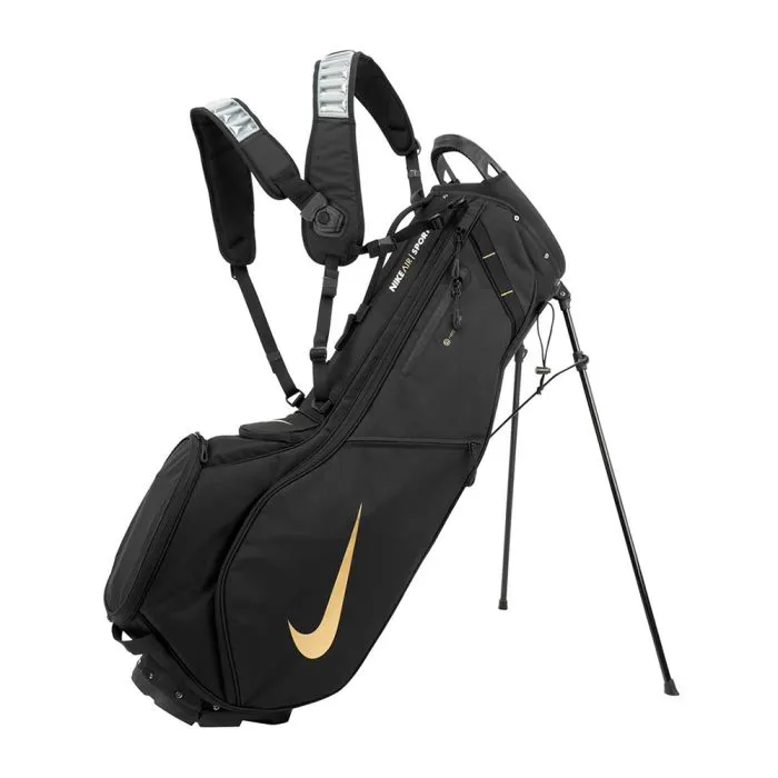 Air Sport 2 Stand Bag - Black and Gold