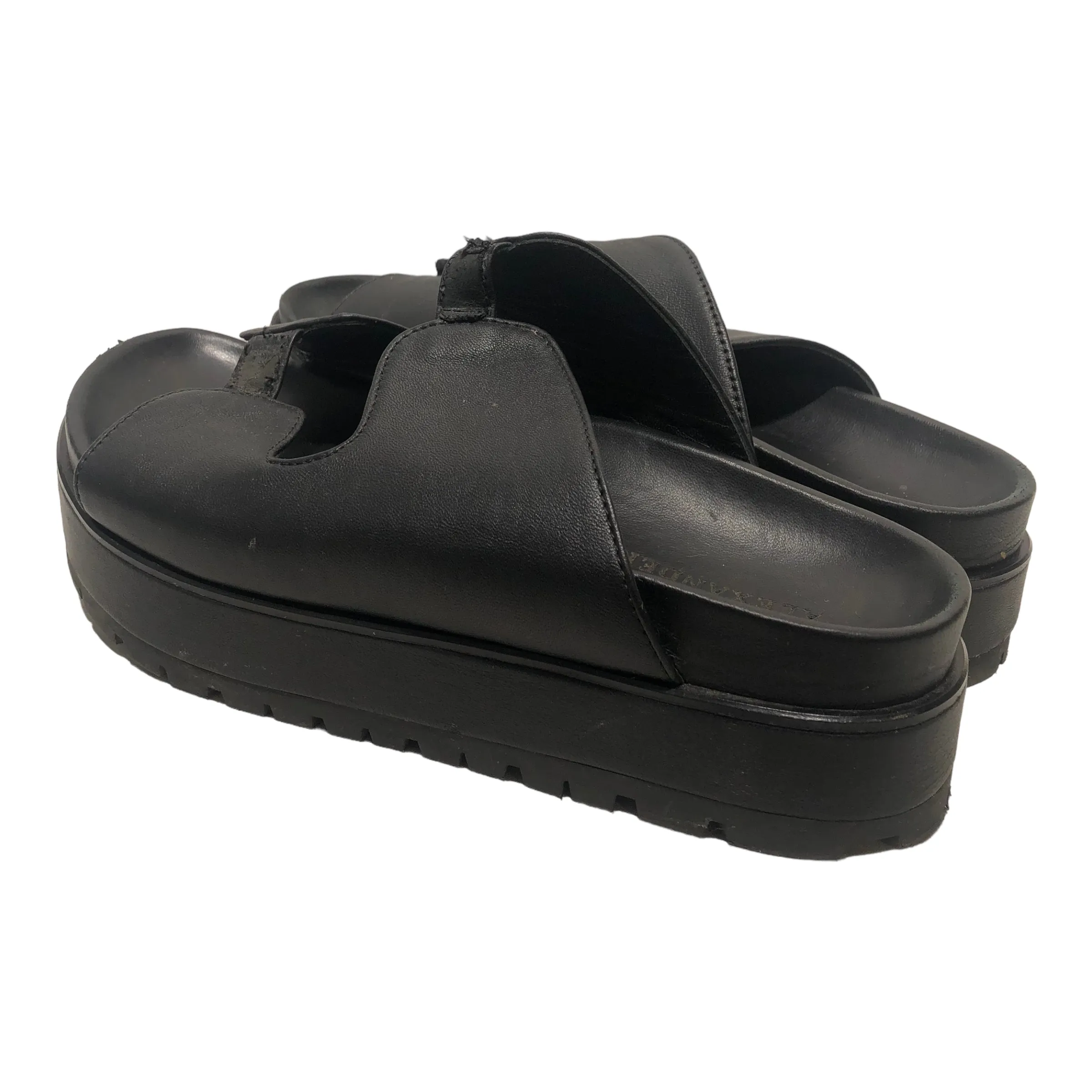 Alexander McQueen/Sandals/US 8.5/Leather/BLK/