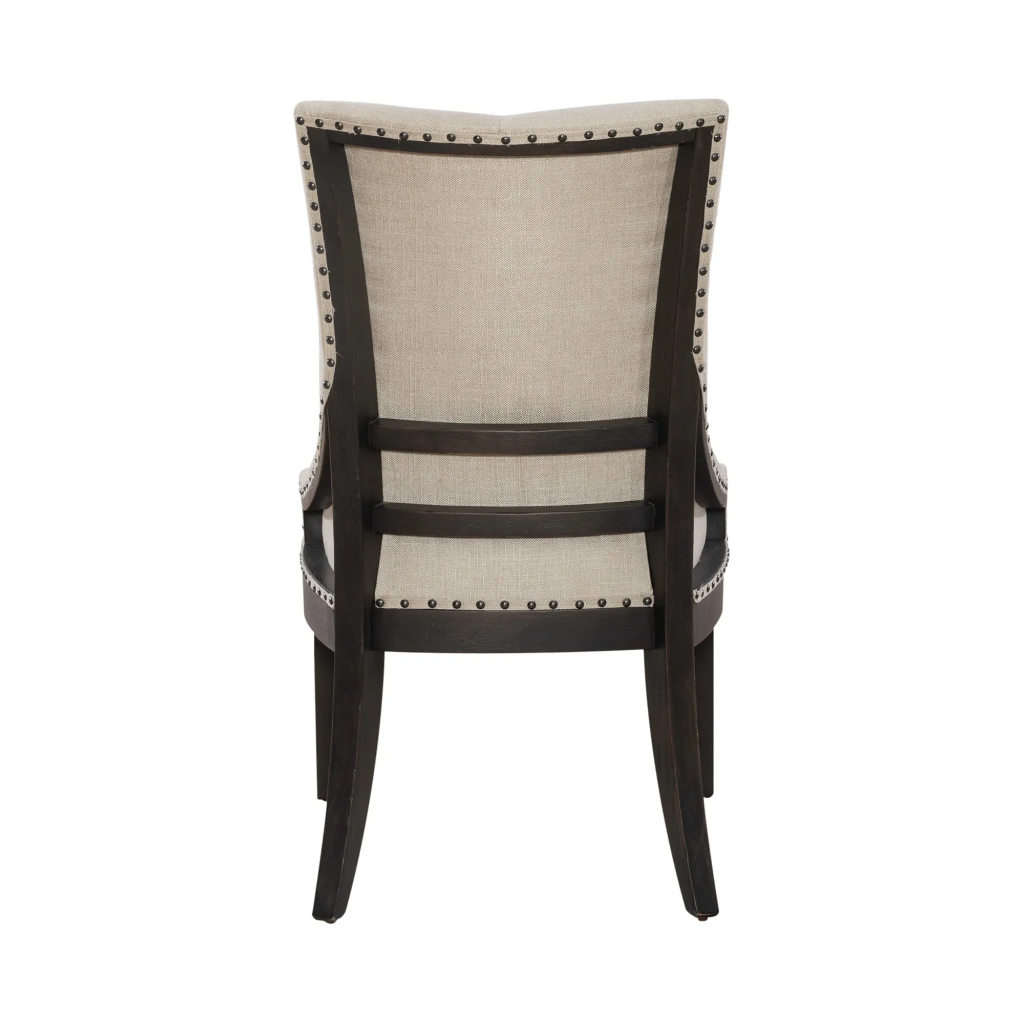 Americana Farmhouse 615-C6501S-B Uph Shelter Side Chair- Black (RTA)