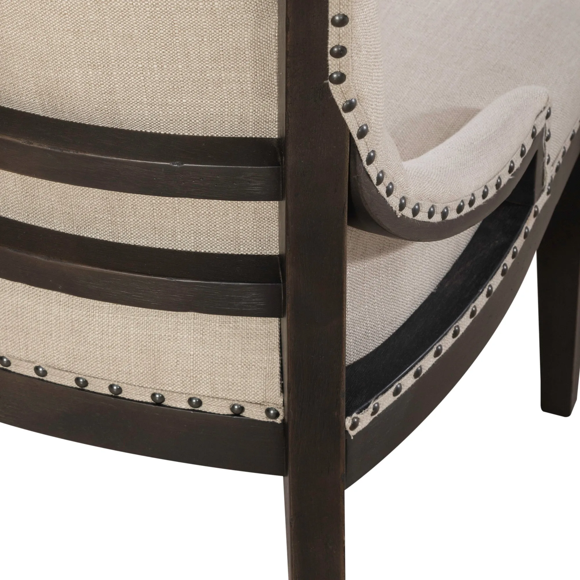 Americana Farmhouse 615-C6501S-B Uph Shelter Side Chair- Black (RTA)