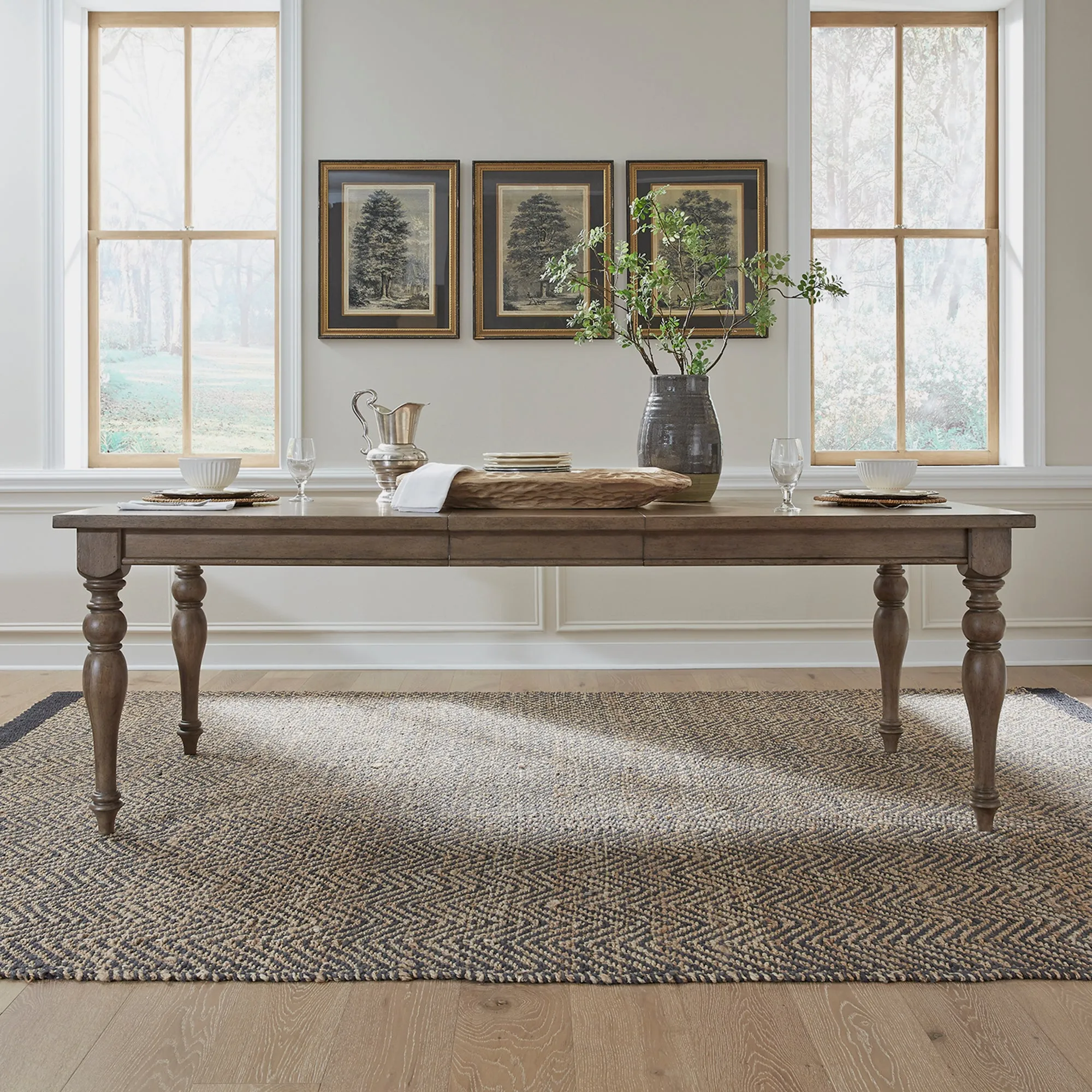 Americana Farmhouse 615-DR-O6LTS Optional 6 Piece Leg Table Set