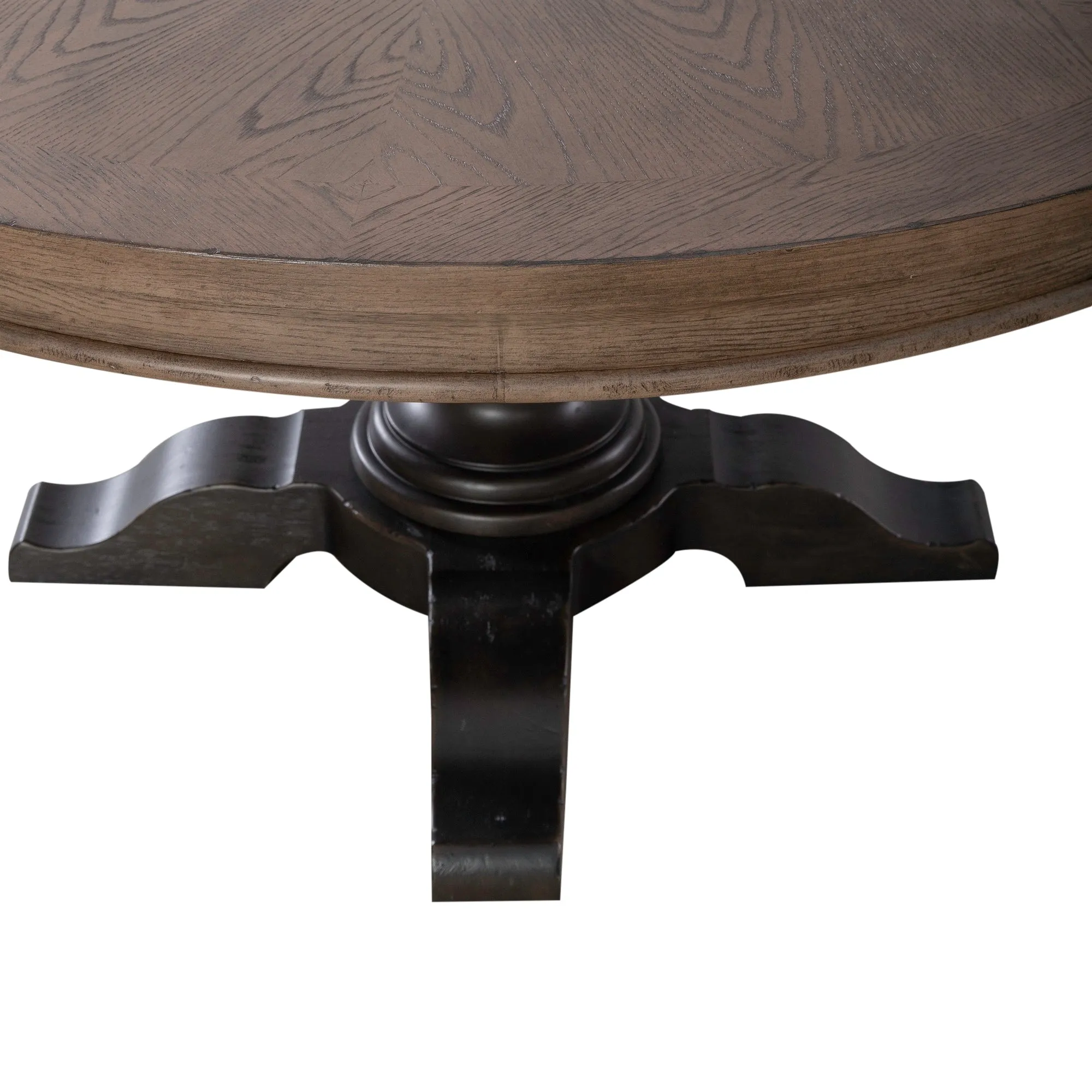 Americana Farmhouse 615-DR-OPED Opt Pedestal Table