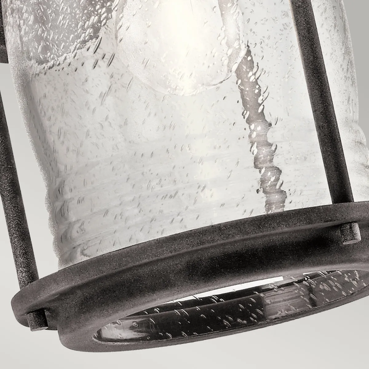 Ashland Bay Small/Medium/Large Wall Lantern - Weathered Zinc/Burnished Bronze Finish