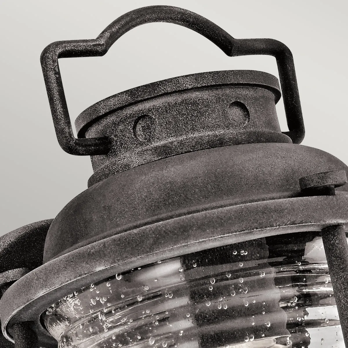 Ashland Bay Small/Medium/Large Wall Lantern - Weathered Zinc/Burnished Bronze Finish