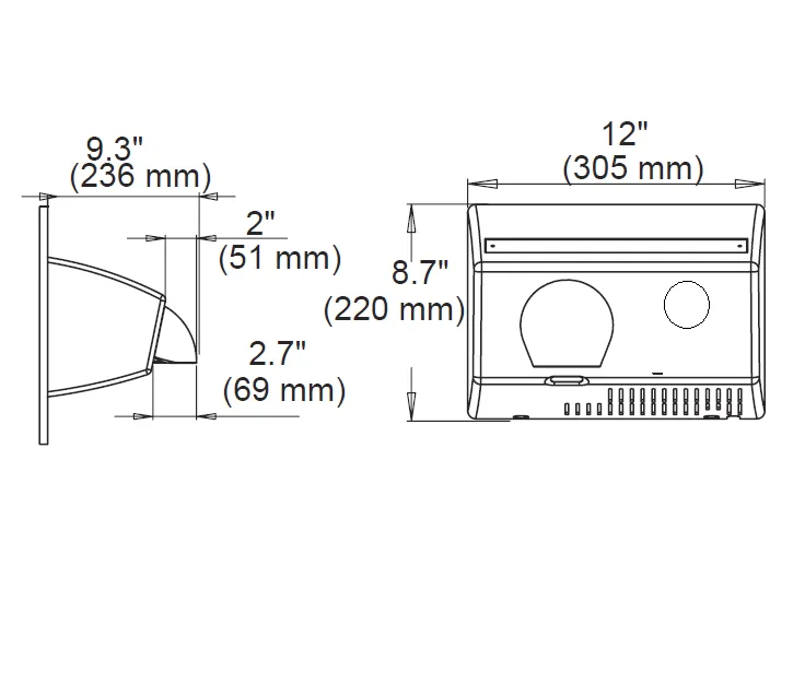 ASI TRADITIONAL Series Push-Button Model (110V/120V) NOZZLE ASSEMBLY (Part# 055007)