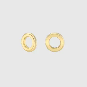 Auree x @theeditbutton Gold Chunky Circle Drops