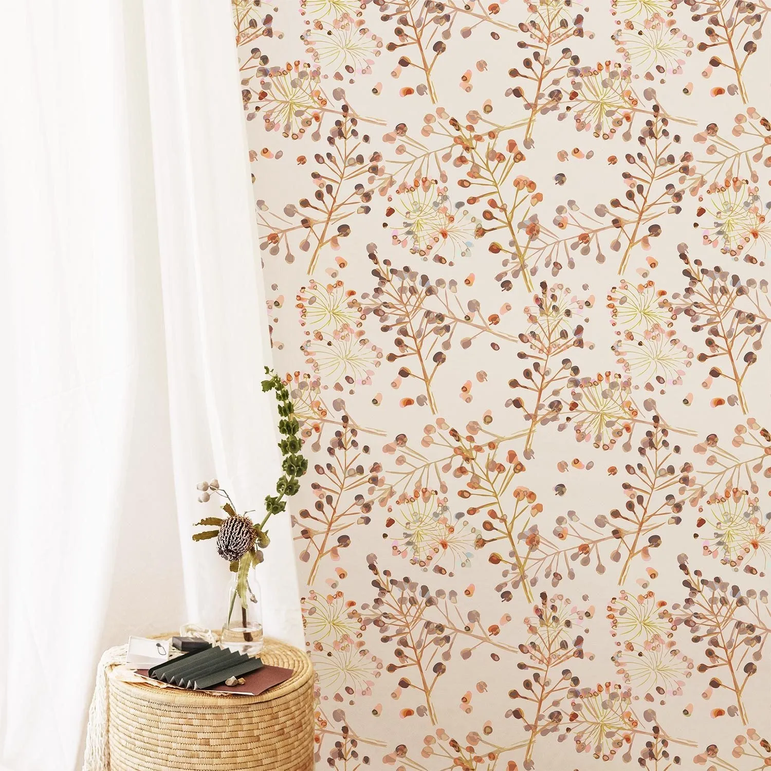 Autumn Floral Wallpaper