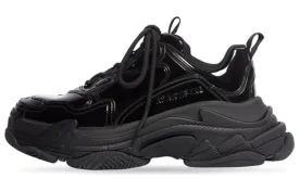 Balenciaga Triple S Chunky Male Sneakers, black