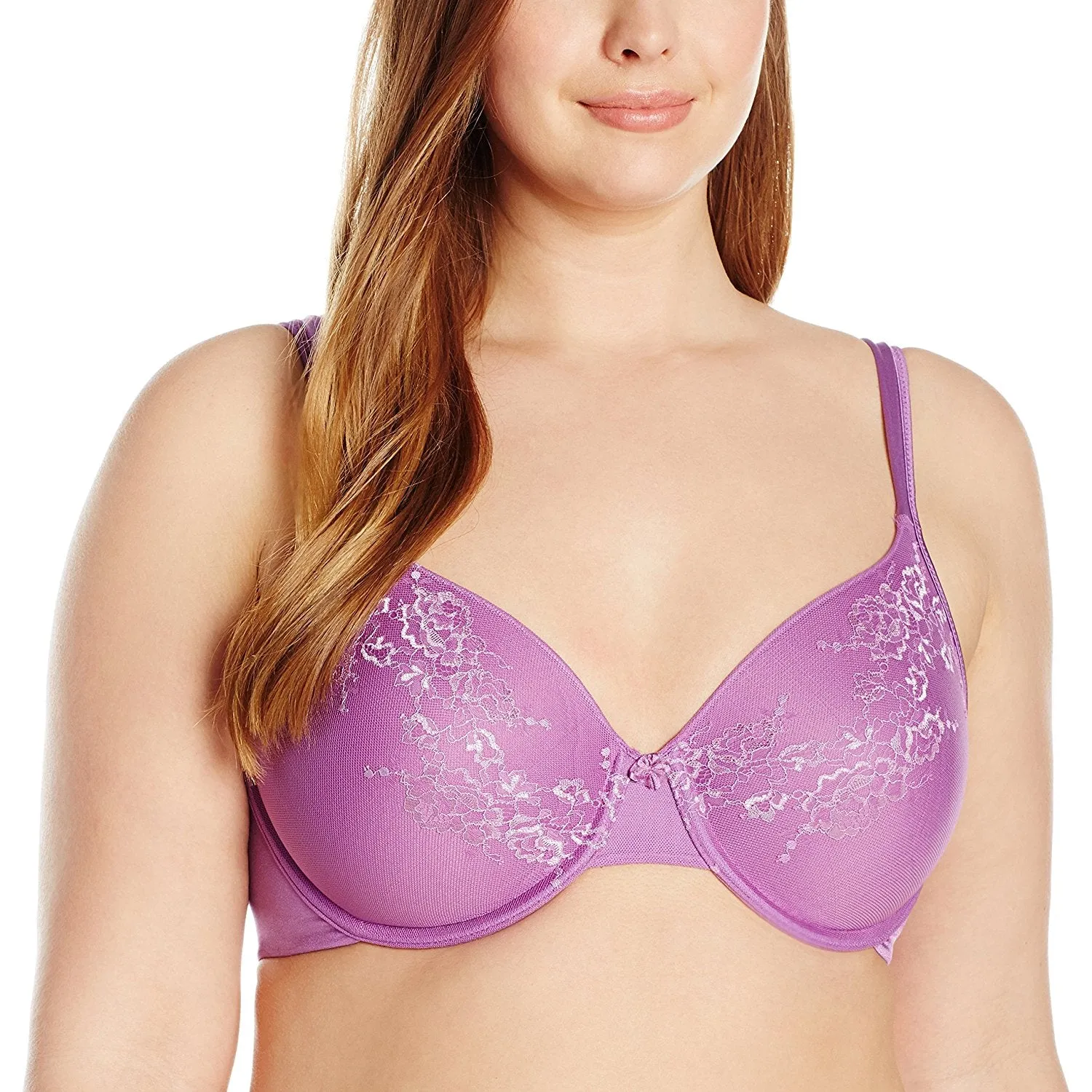 Bali Designs Women's Bali Lace Desire Natural Lift Underwire