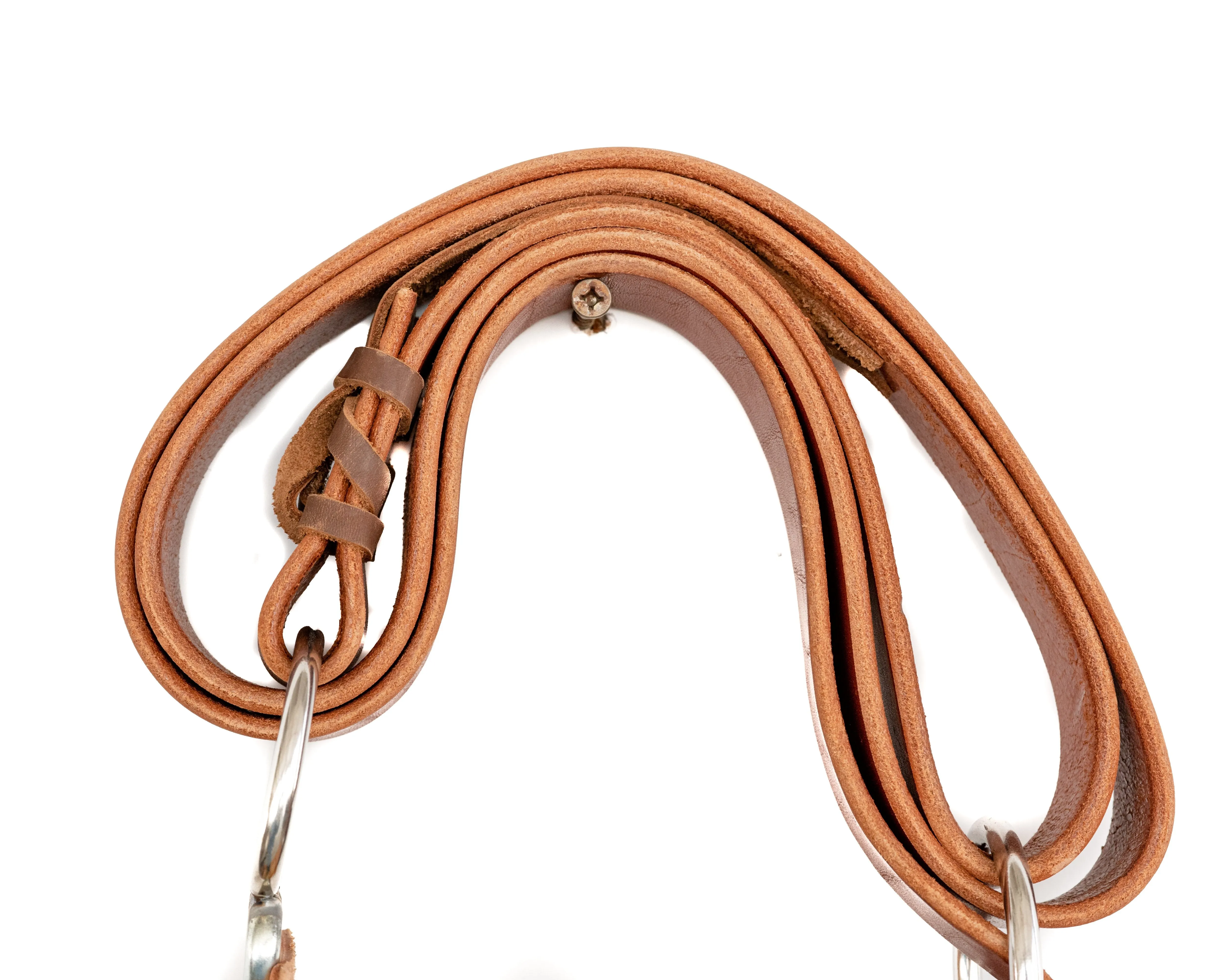 Beastmaster Leather Double Buckle Horse Flank with Sleeve