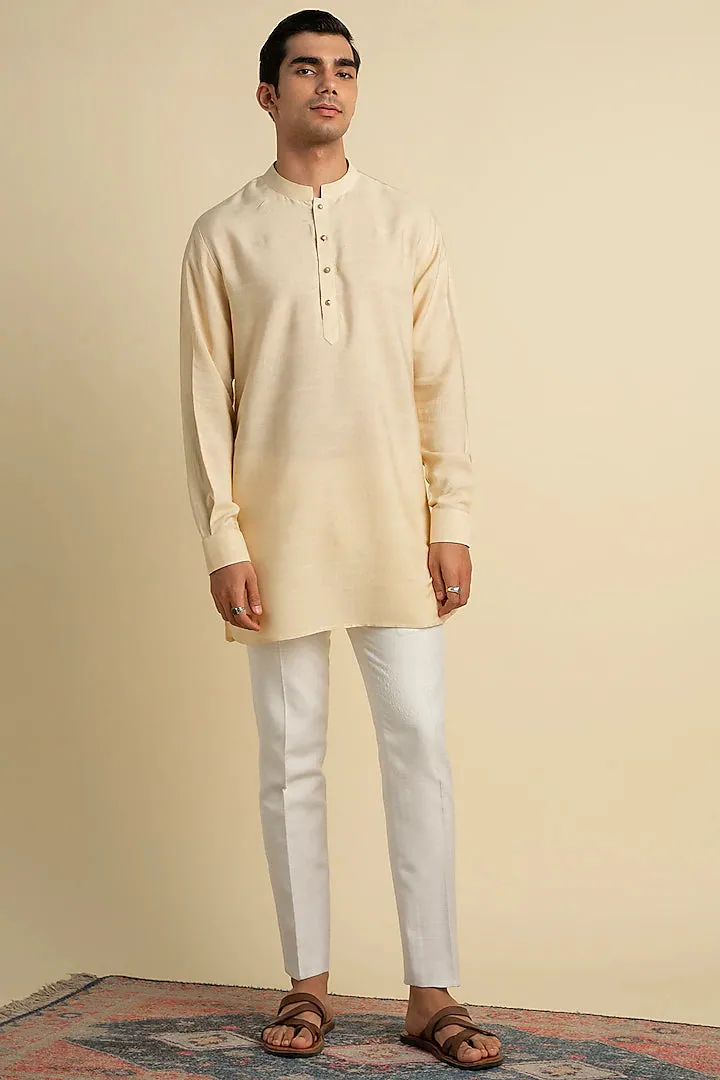 Beige Short Kurta