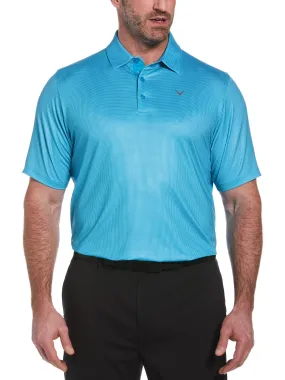 Big & Tall Printed Gingham Swing Tech™ Polo
