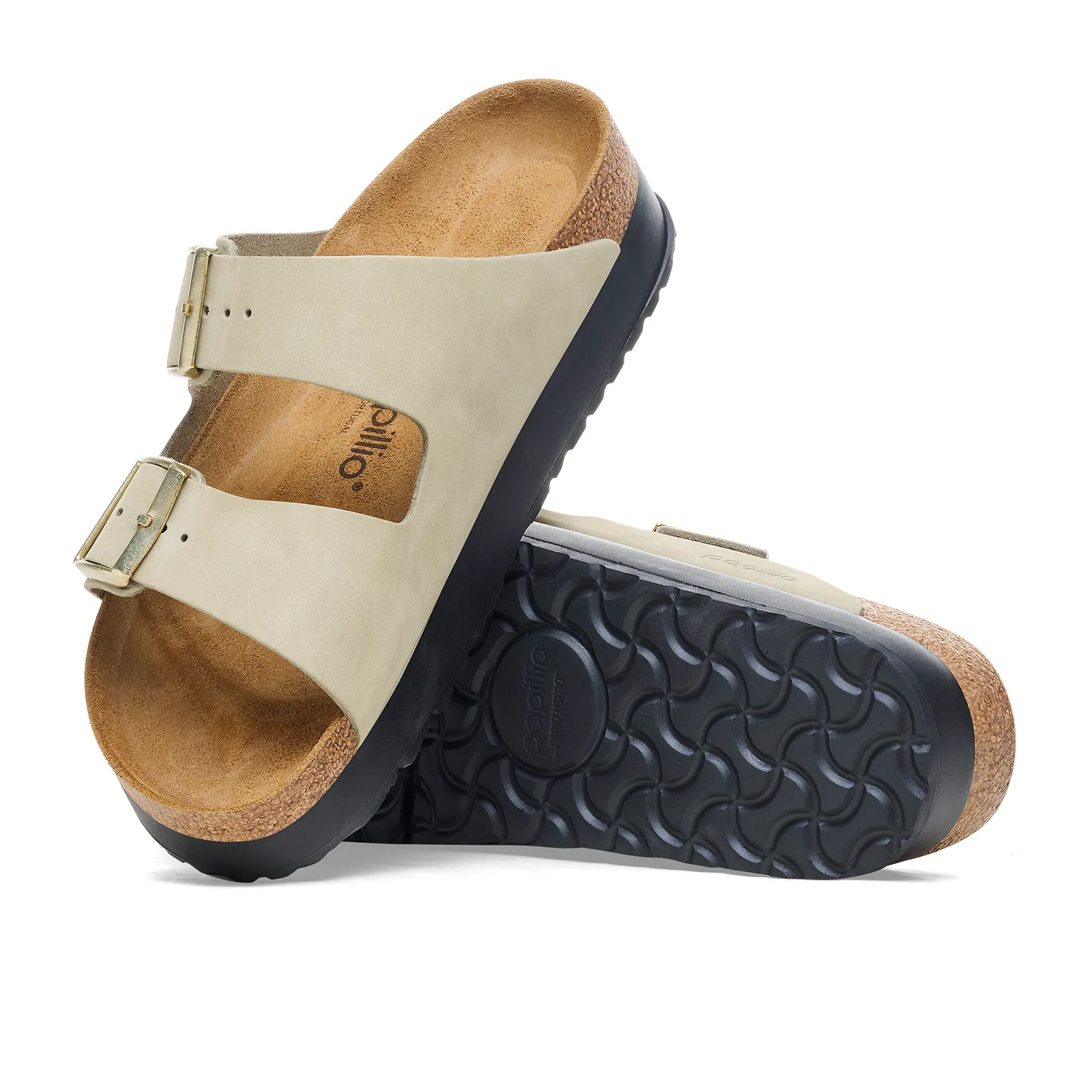 Birkenstock Arizona Chunky Slide Sandal (Women) - Eucalyptus Nubuck