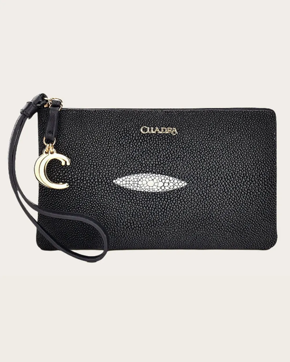 Black stingray coin wallet