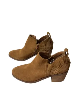Boots Ankle Heels By Steve Madden In Brown, Size: 6