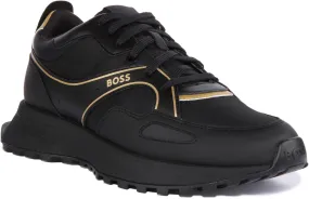 Boss Jonah Runner Hld In Black Gold For Men