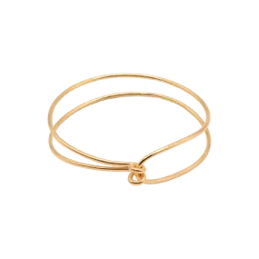 Brass Knot Bangle