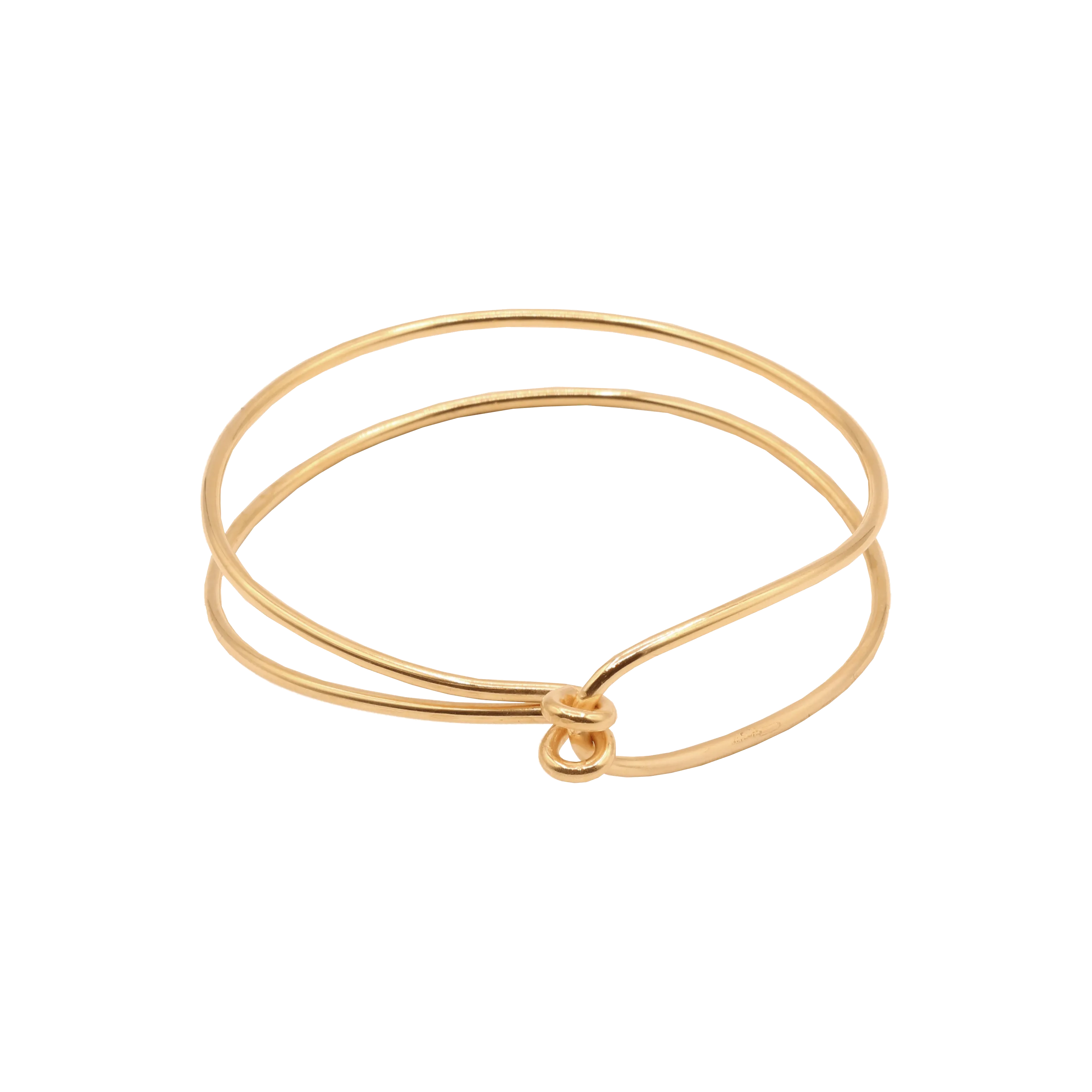 Brass Knot Bangle