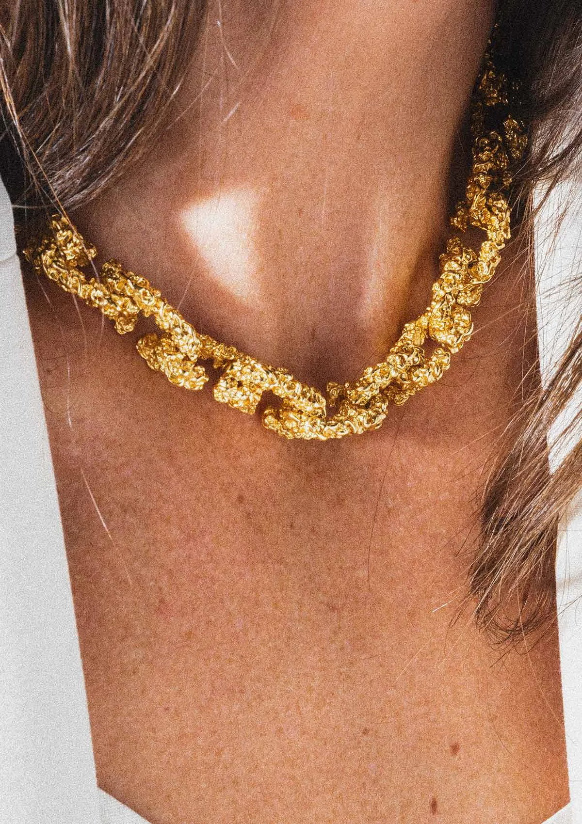 Chain of Riddle Necklace Gold Plated