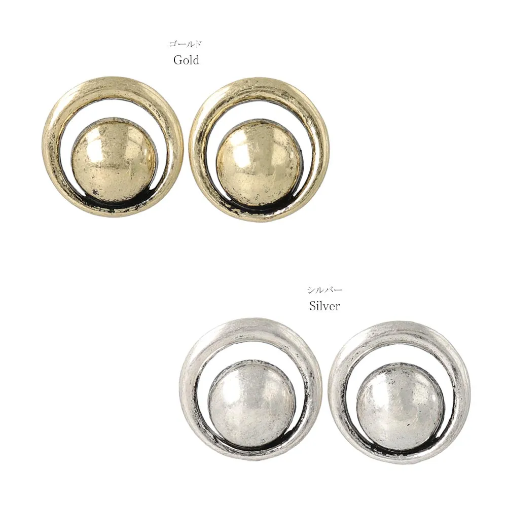 Chunky Circle Titanium Earrings