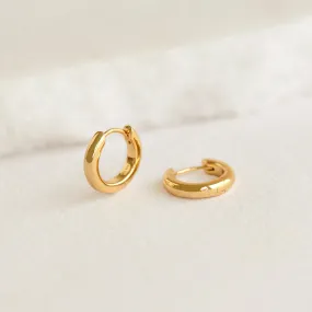 Chunky Huggie Hoop Earrings -  Dione