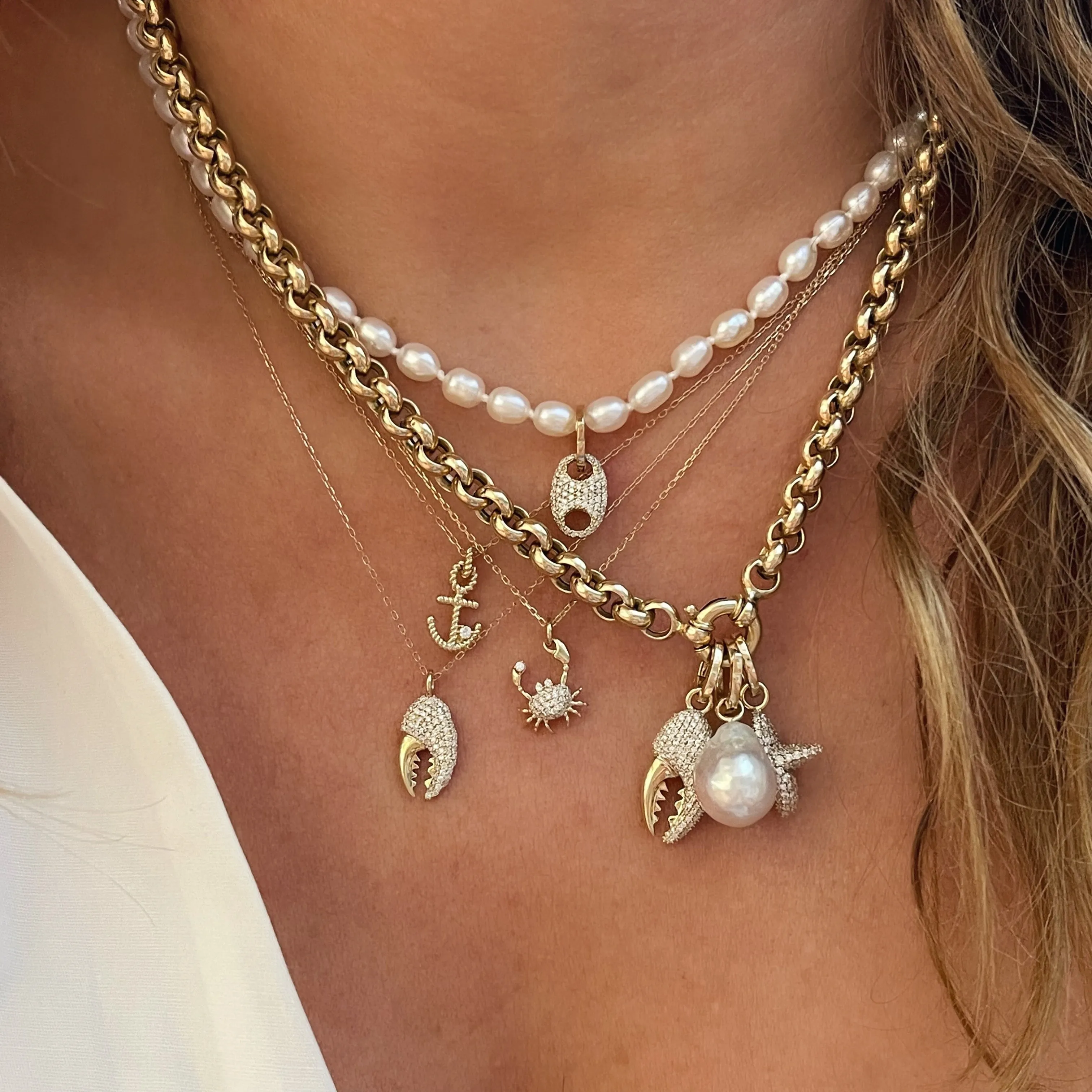 Chunky Rolo Chain Necklace