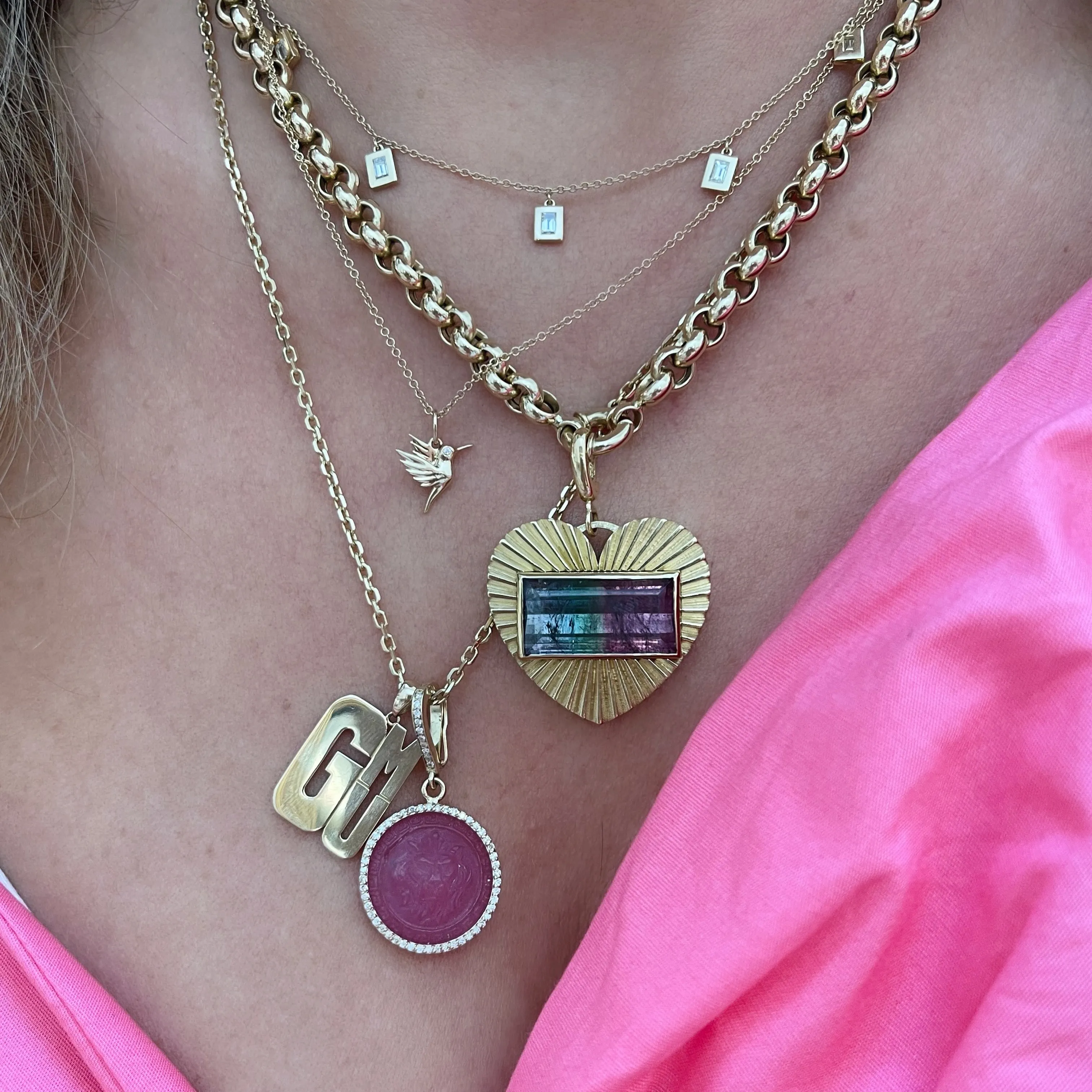 Chunky Rolo Chain Necklace