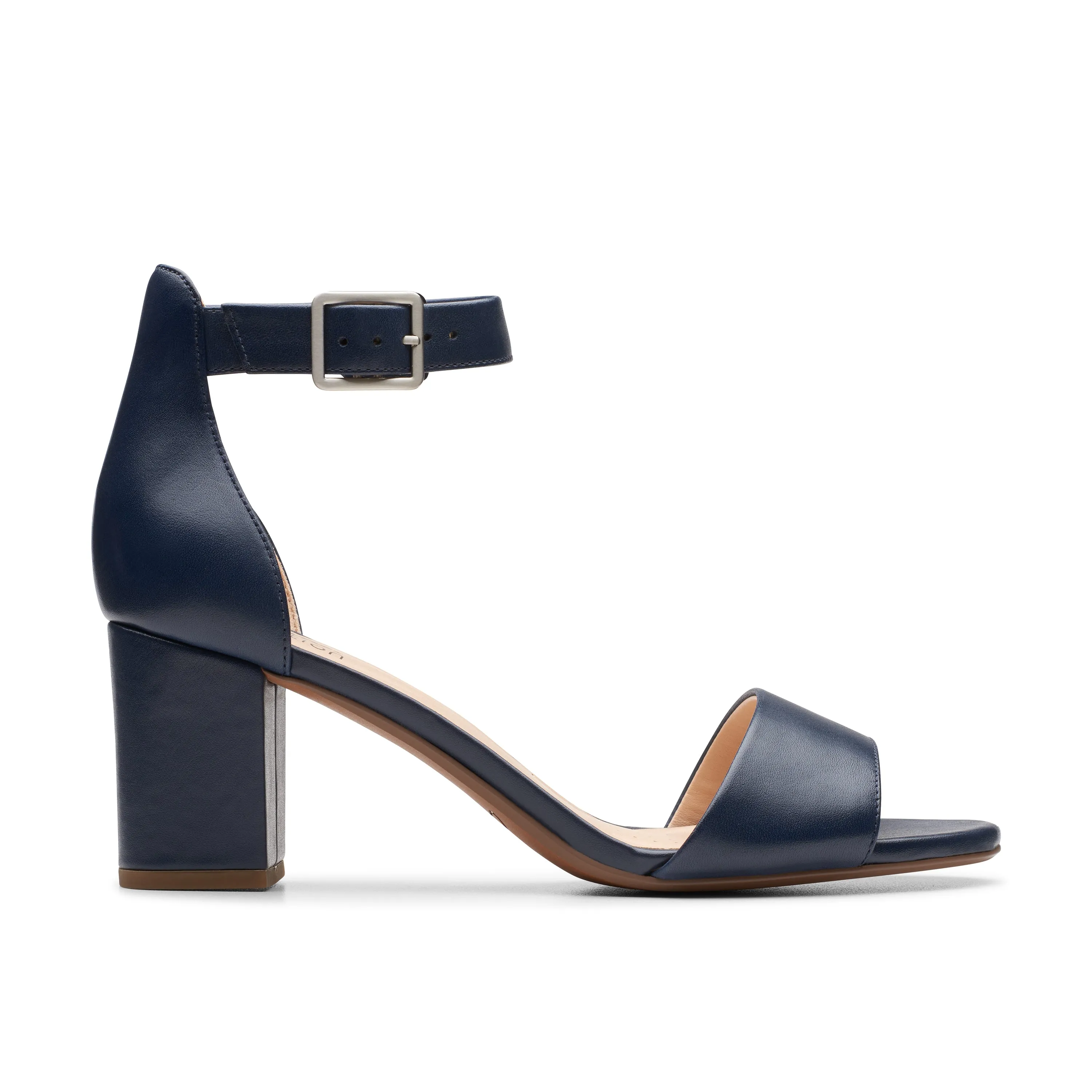 Clarks - Deva Mae - Navy Leather