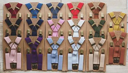 Cognac Brown Buckle #58 Suspenders