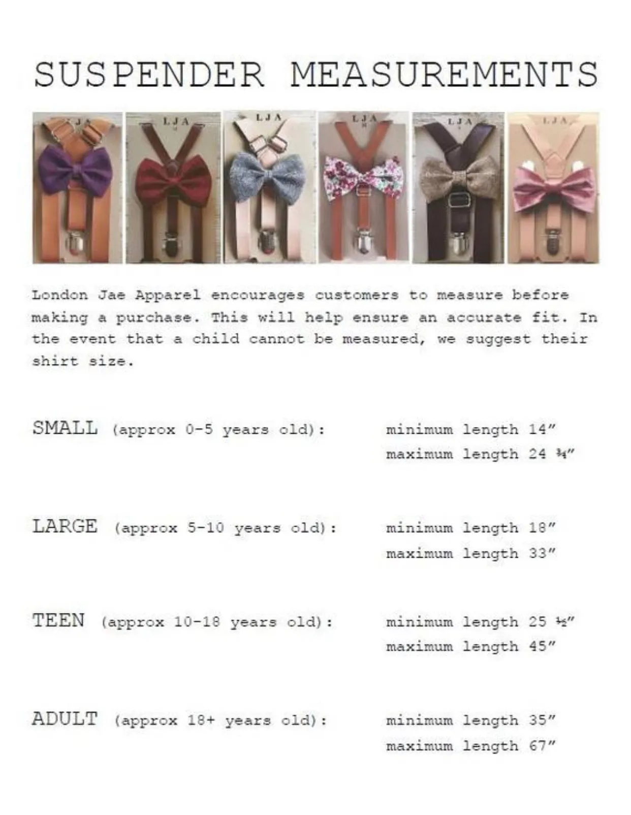 Cognac Brown Buckle #58 Suspenders