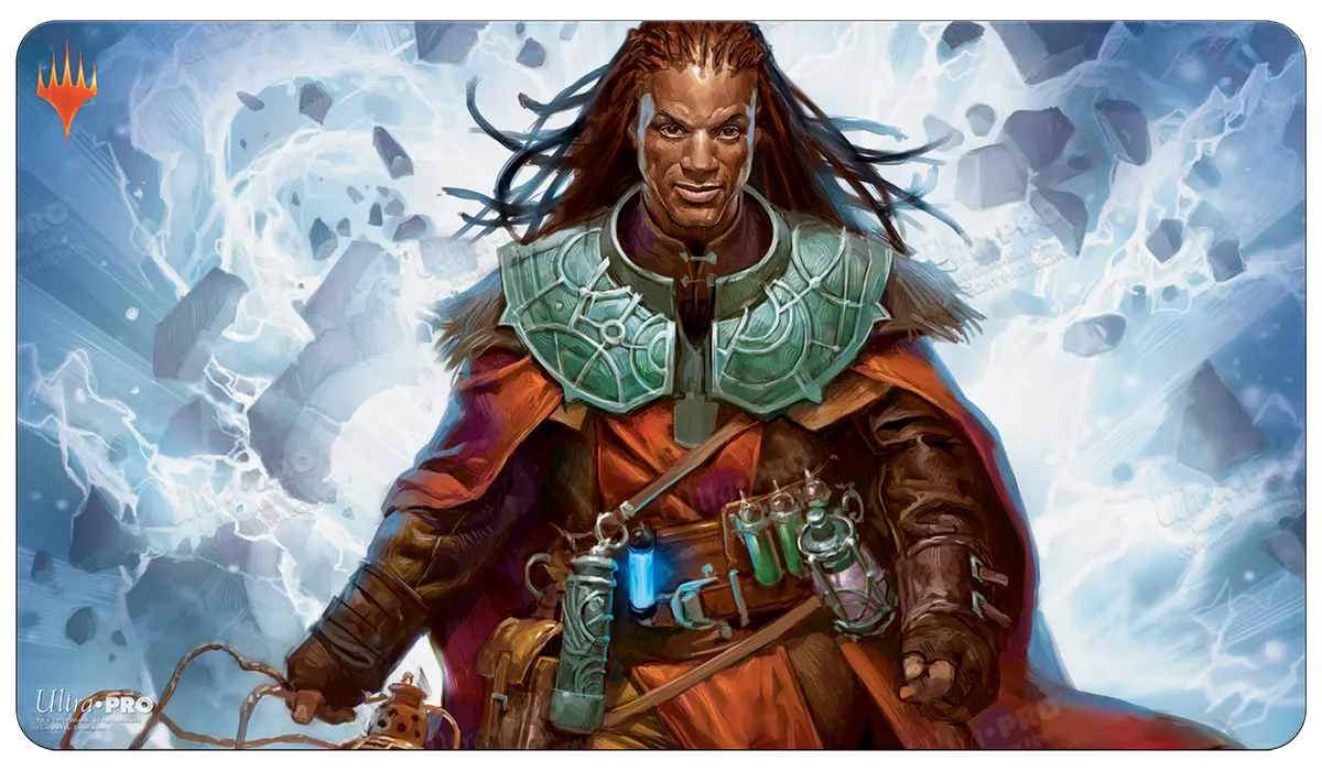 Commander Sevinne, the Chronolasm Standard Gaming Playmat for Magic: The Gathering
